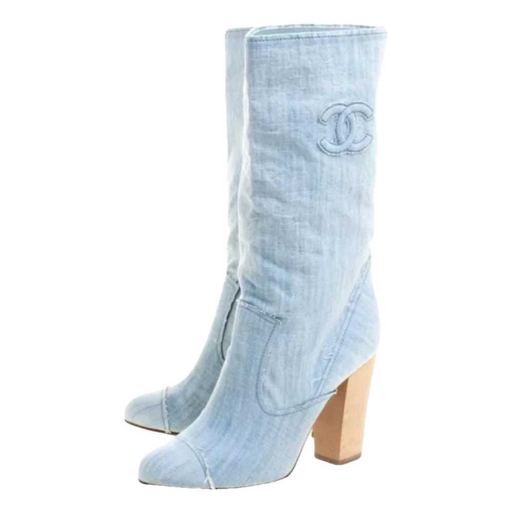 Chanel Cloth wellington boots - image 1