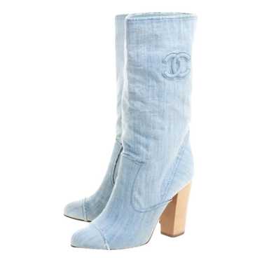 Chanel Cloth wellington boots - image 1