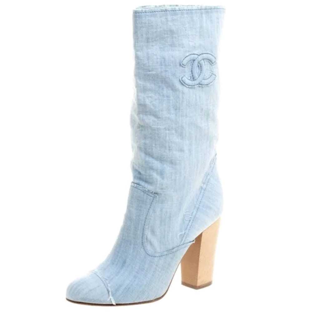 Chanel Cloth wellington boots - image 2