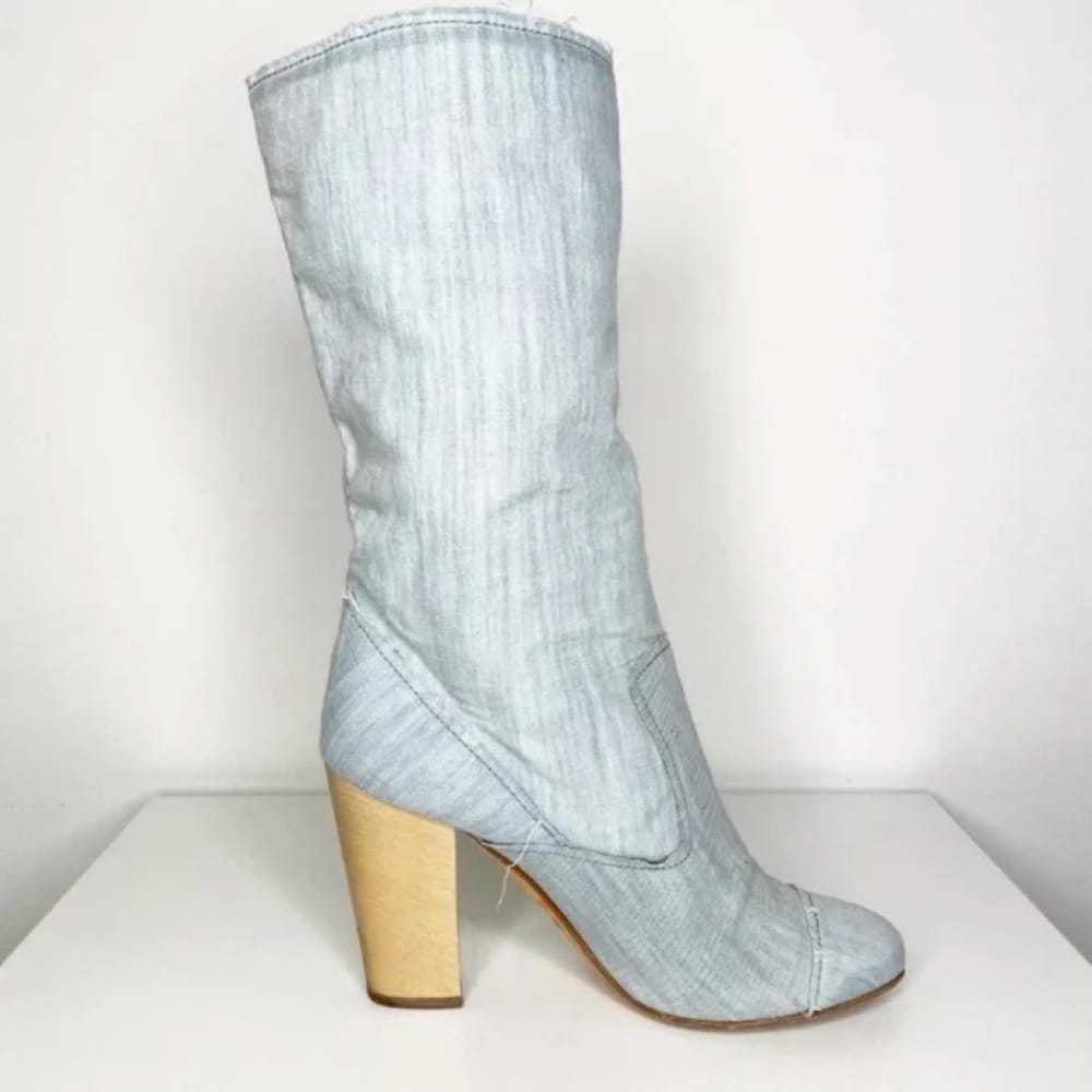 Chanel Cloth wellington boots - image 7