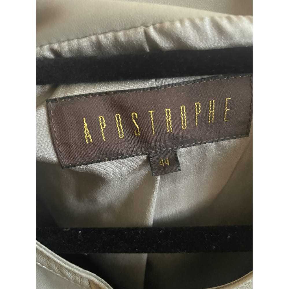 Apostrophe Leather biker jacket - image 2