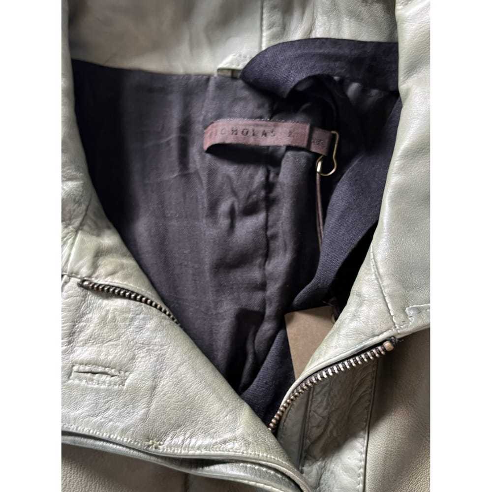 Nicholas K Leather biker jacket - image 2