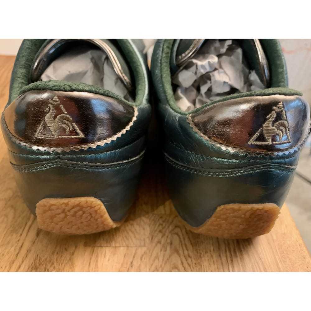 LE Coq Sportif Leather low trainers - image 8