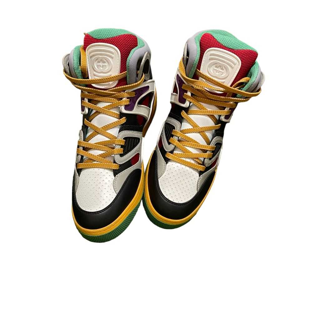 Gucci Leather high trainers - image 2