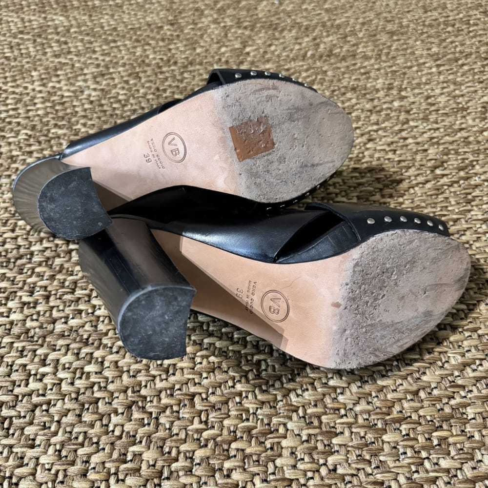 Veronica Beard Leather mules & clogs - image 3