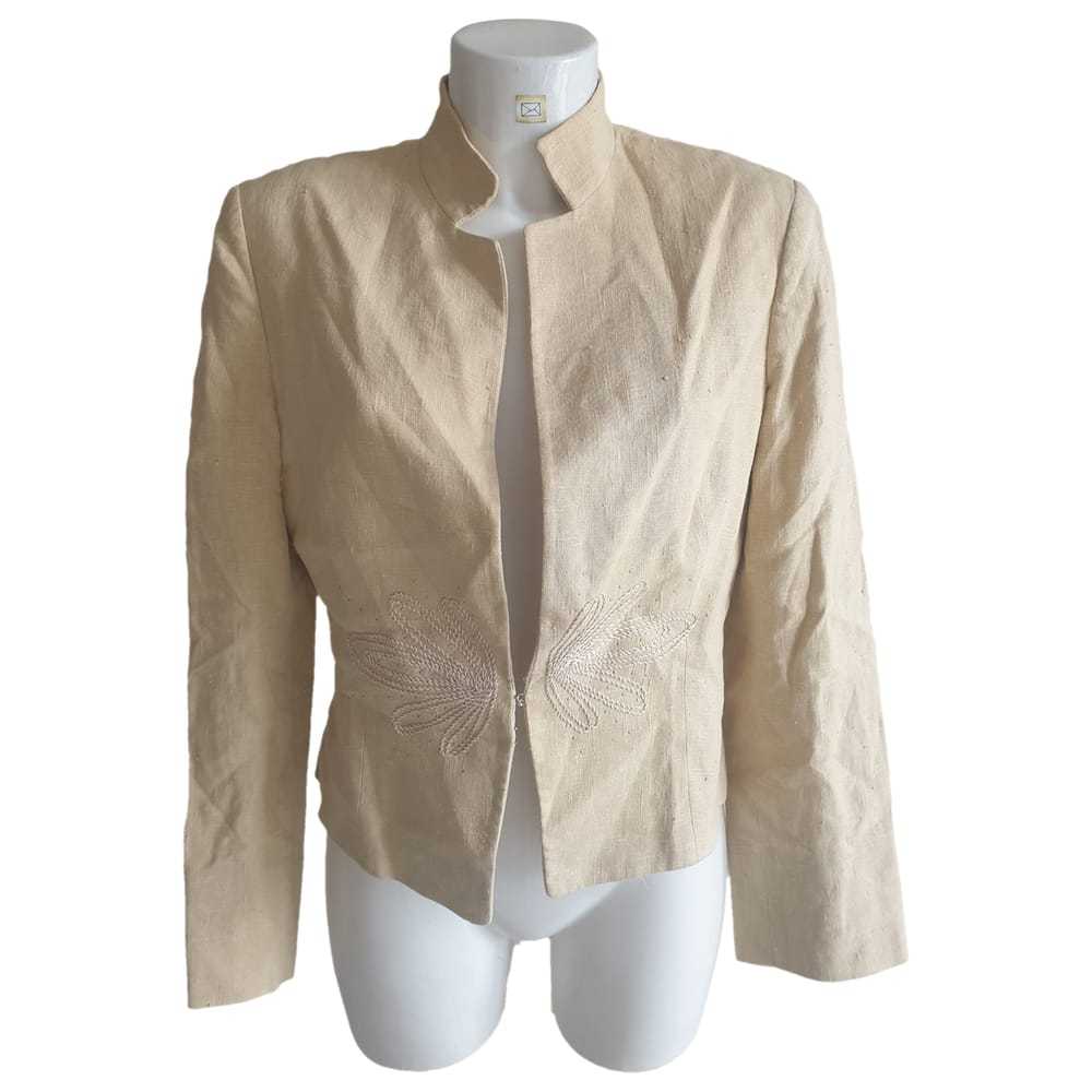 Gianfranco Ferré Linen short vest - image 1