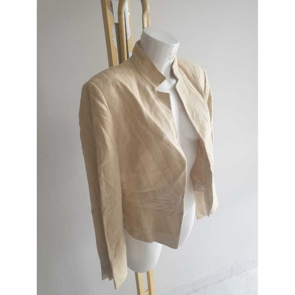 Gianfranco Ferré Linen short vest - image 6