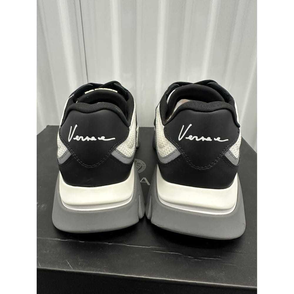 Versace Squalo leather trainers - image 4