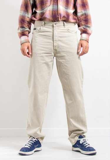 PIERRE CARDIN jeans Vintage beige denim straight … - image 1