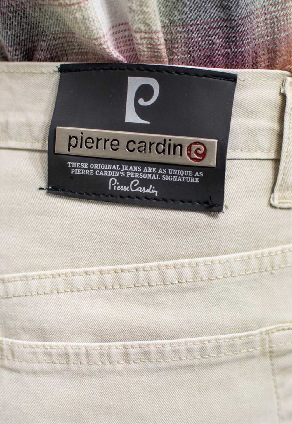 PIERRE CARDIN jeans Vintage beige denim straight … - image 3