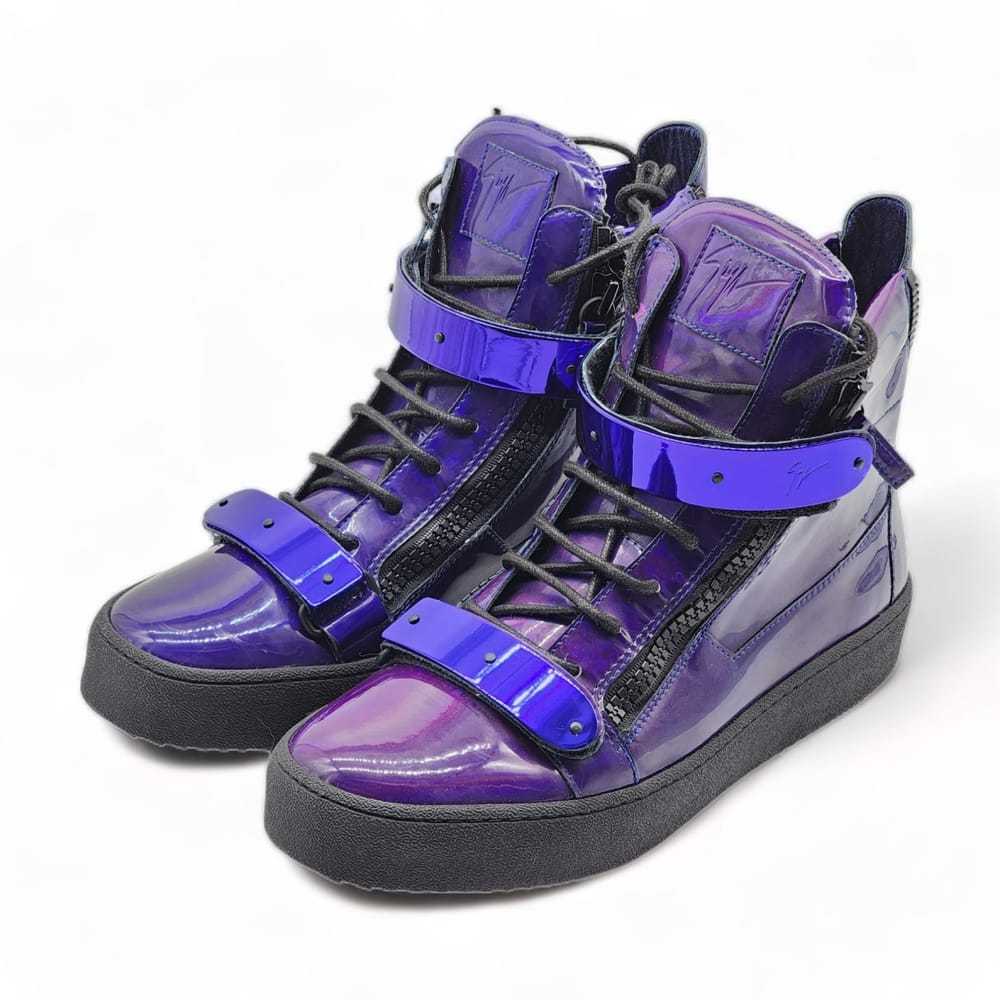 Giuseppe Zanotti Coby leather high trainers - image 12