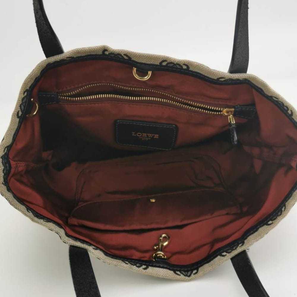 Loewe Buckle Tote cloth handbag - image 6