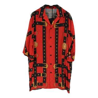 Silk shirt Versace Red size 37 EU (tour de cou / collar) in Silk - 37682986