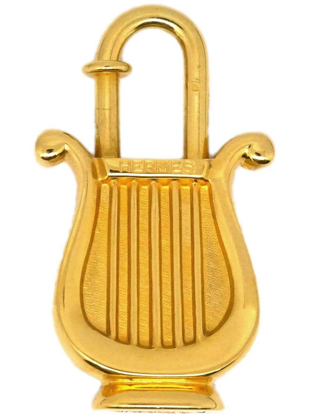 Hermès Pre-Owned 1996 Harp Cadena padlock charm -… - image 1