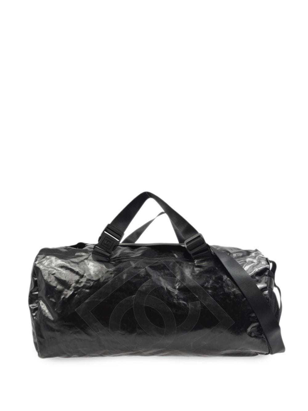 CHANEL Pre-Owned 2007 Sport Line duffle bag - Bla… - image 1