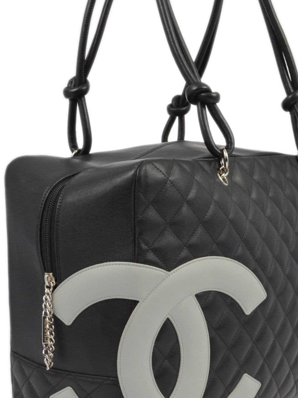 CHANEL Pre-Owned 2005 Cambon Ligne handbag - Black - image 3