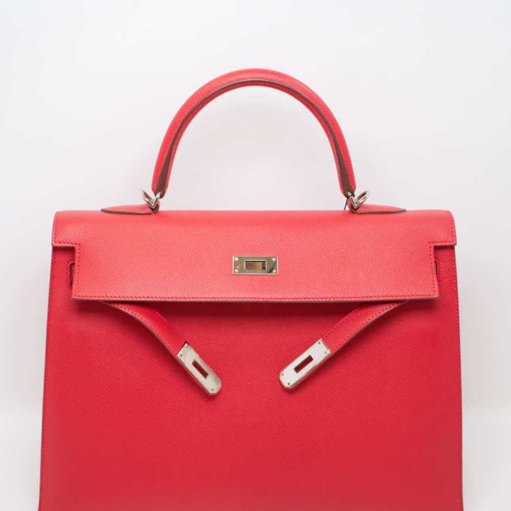 Hermès Kelly 35 leather handbag - image 11