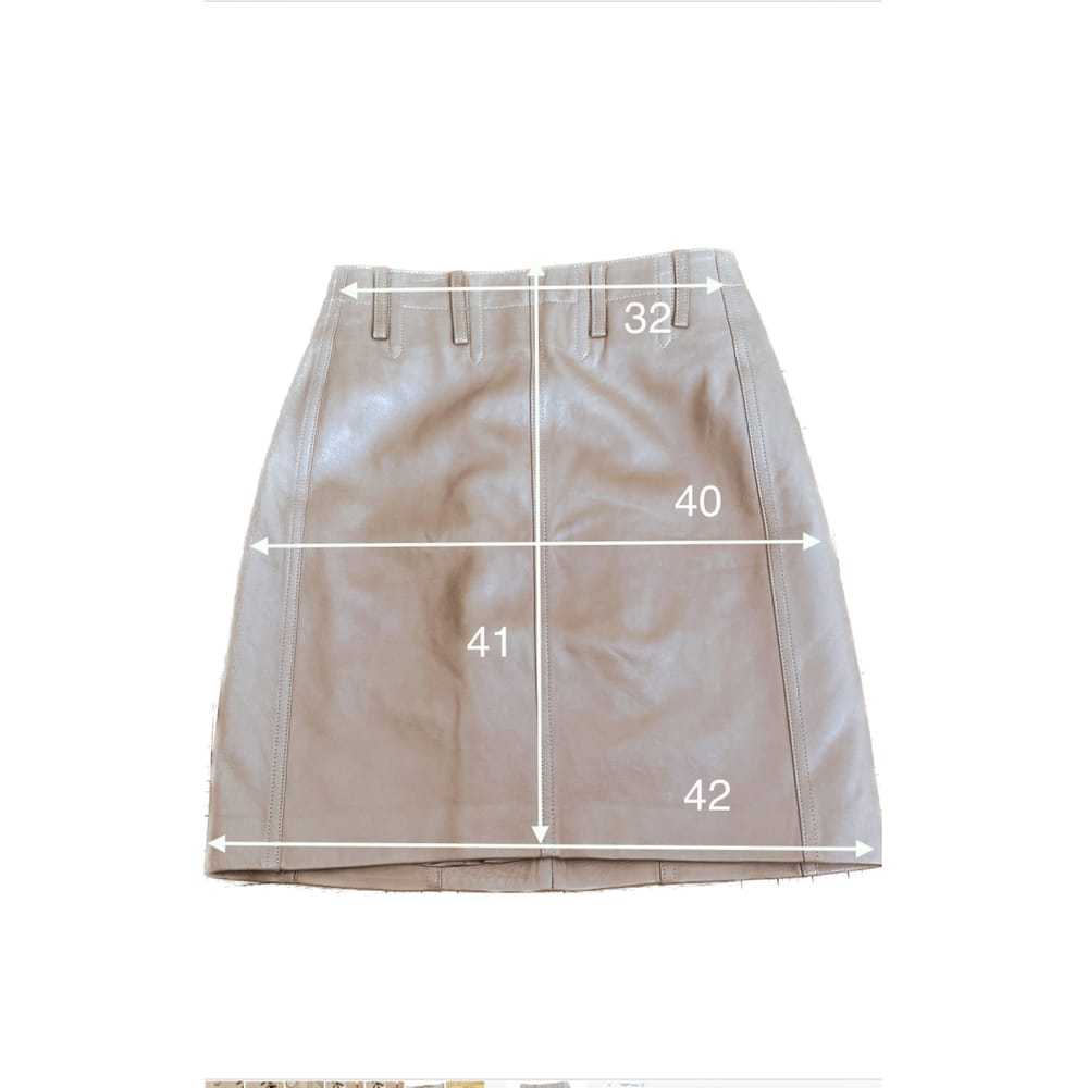 Alaïa Leather mini skirt - image 10