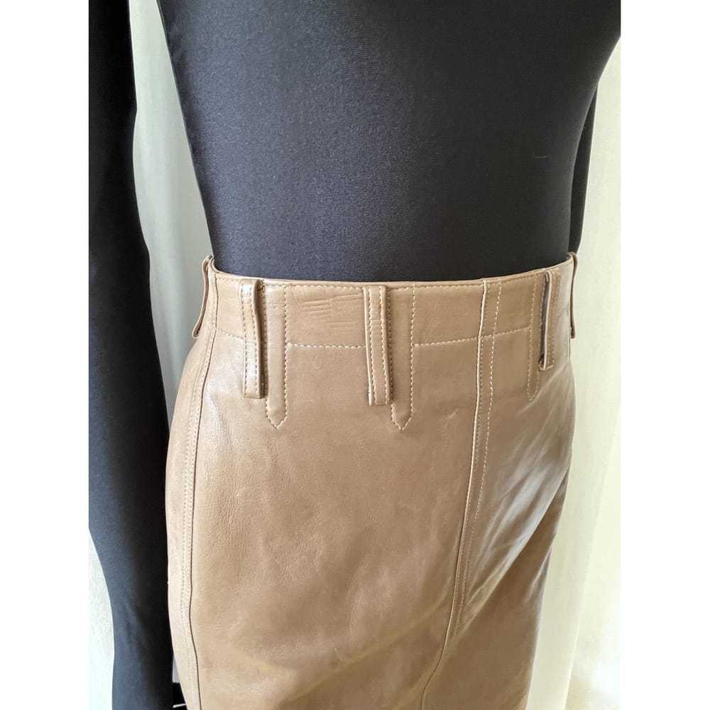 Alaïa Leather mini skirt - image 9