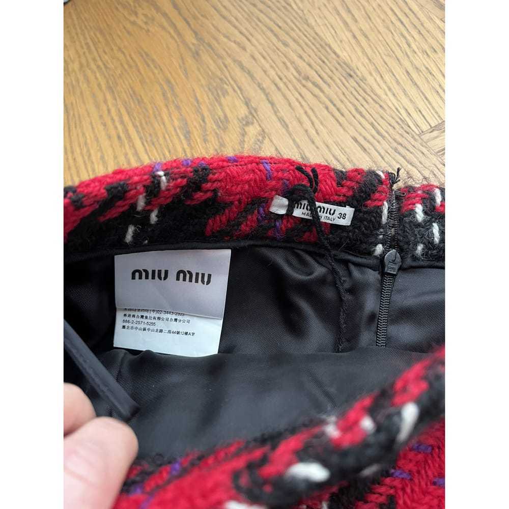 Miu Miu Wool mid-length skirt - image 2