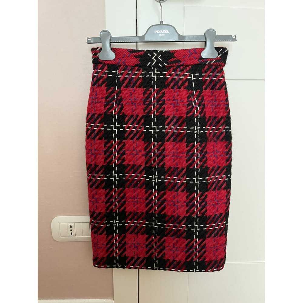 Miu Miu Wool mid-length skirt - image 7