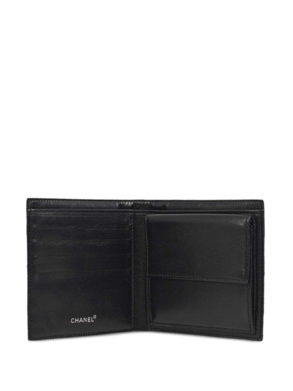 CHANEL Pre-Owned 2003 CC Travel Line wallet - Bla… - image 4