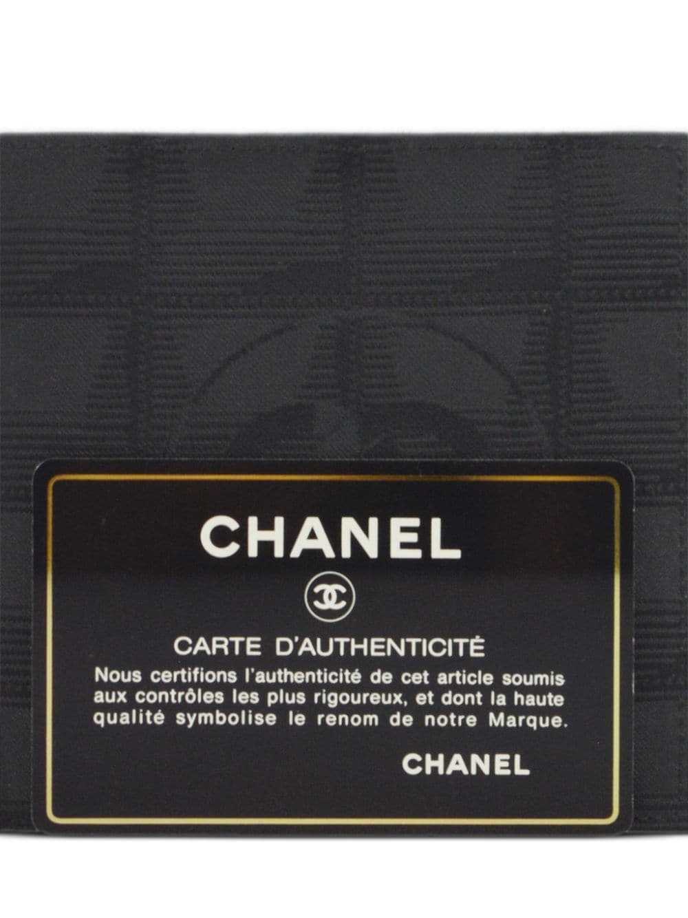 CHANEL Pre-Owned 2003 CC Travel Line wallet - Bla… - image 5