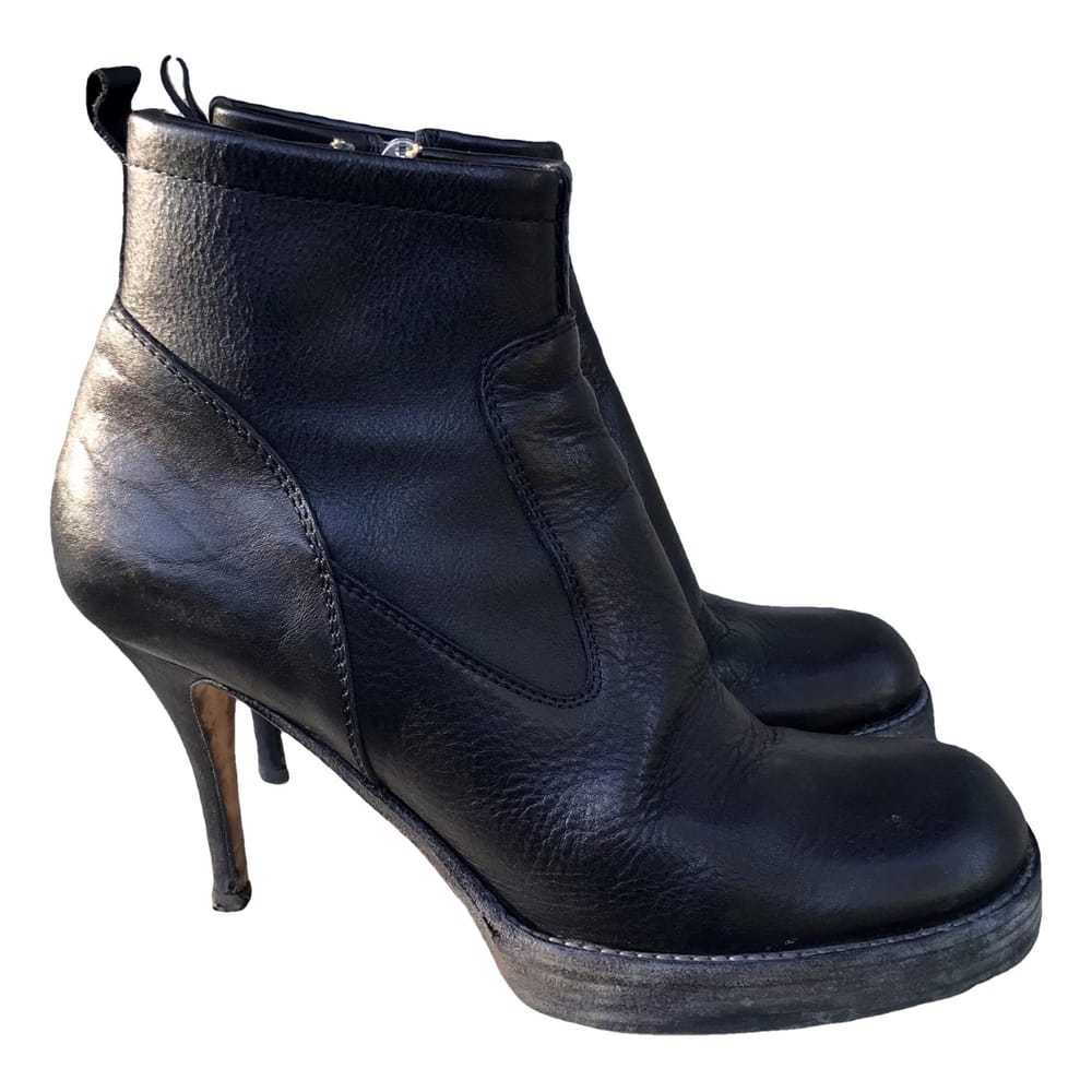 Rick Owens Leather ankle boots - image 1