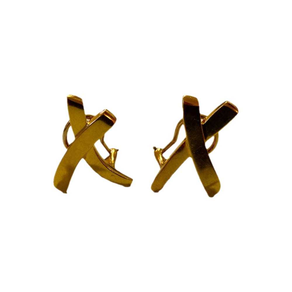 Tiffany & Co Paloma Picasso yellow gold earrings - image 1