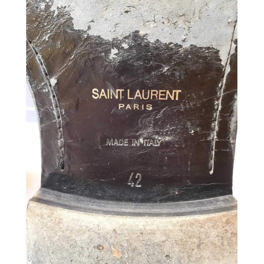 Saint Laurent Army leather boots - image 10