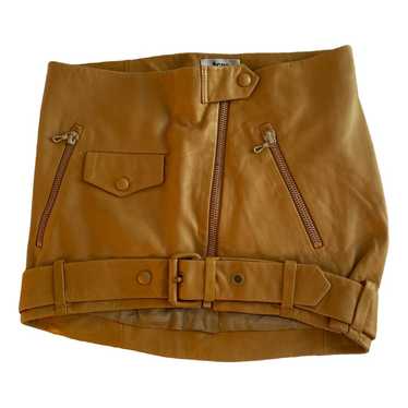 Acne Studios Leather mini skirt - image 1