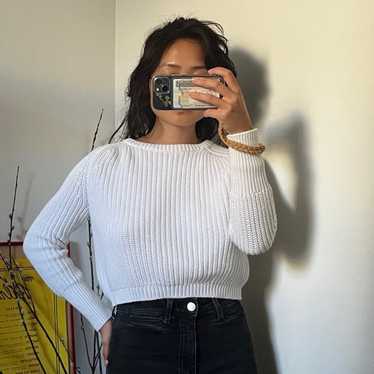 American apparel cropped best sale fisherman pullover