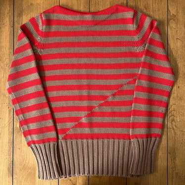 J. Crew Chunky Knit Striped Sweater (Women's XS) - image 1
