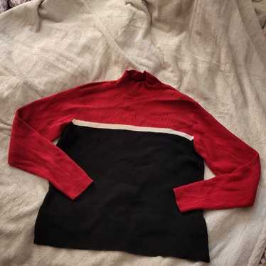 Vintange tri-colored Talbots Sweater - image 1