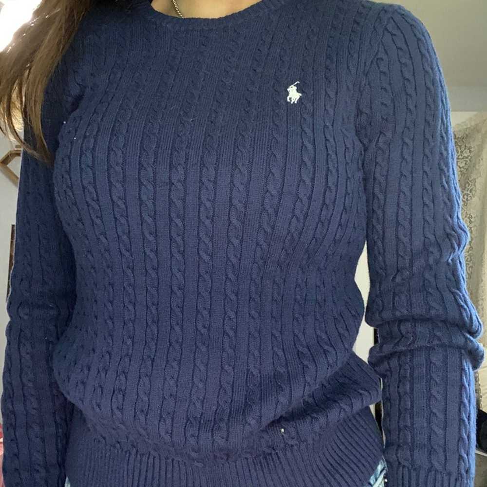 Navy Polo sweater - image 1