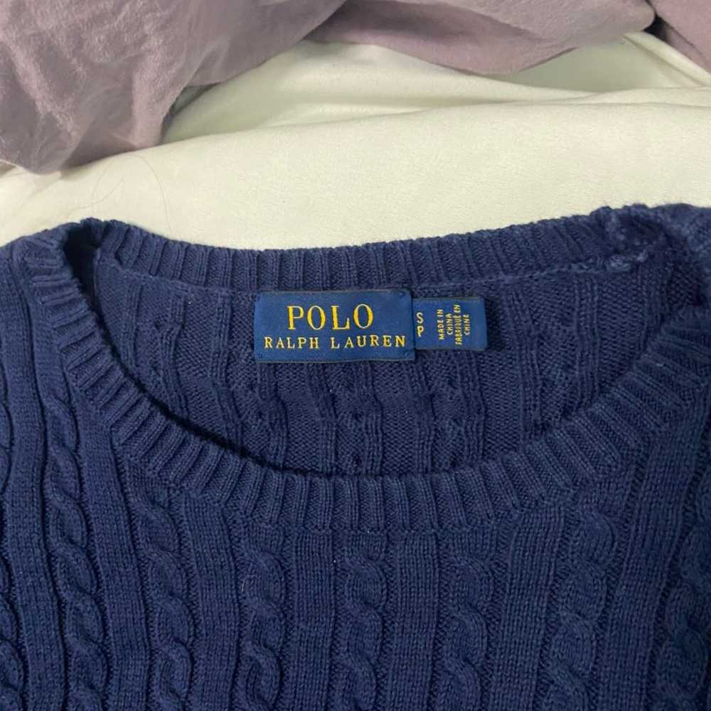 Navy Polo sweater - image 3