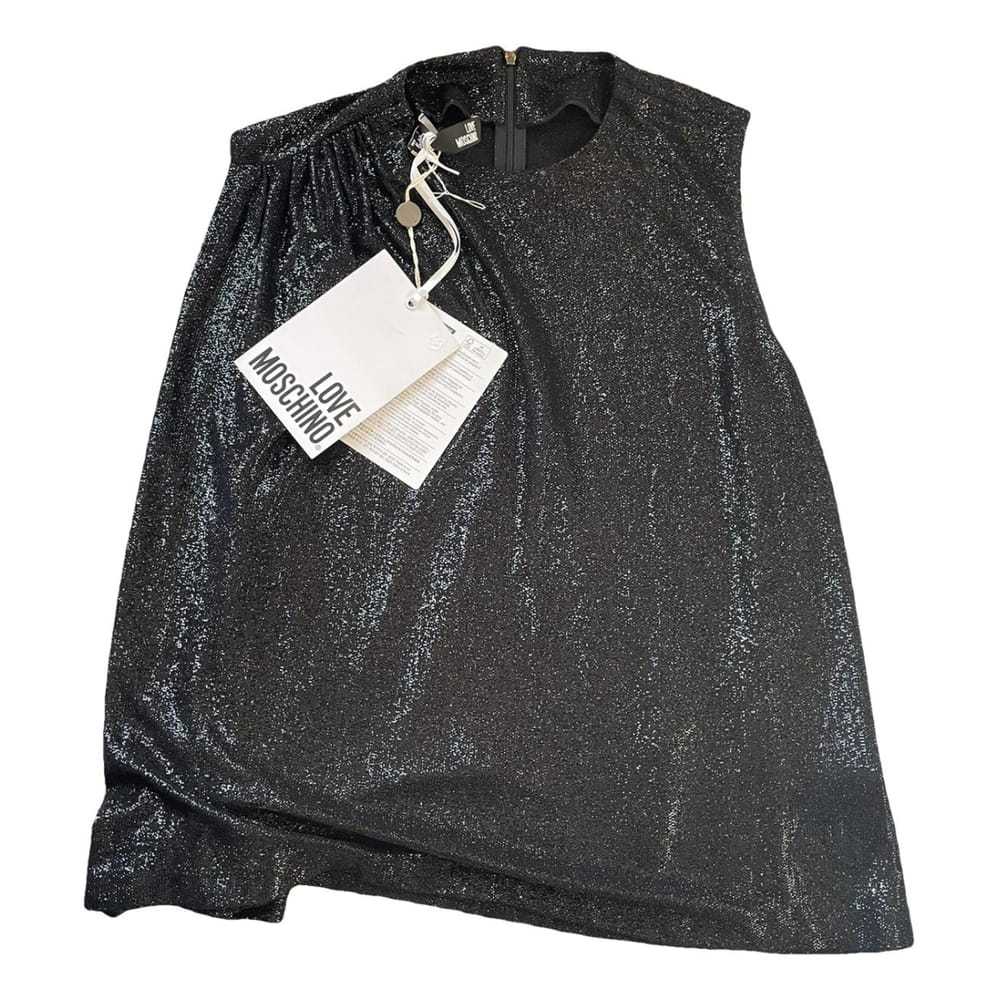 Moschino Love Glitter jersey top - image 1