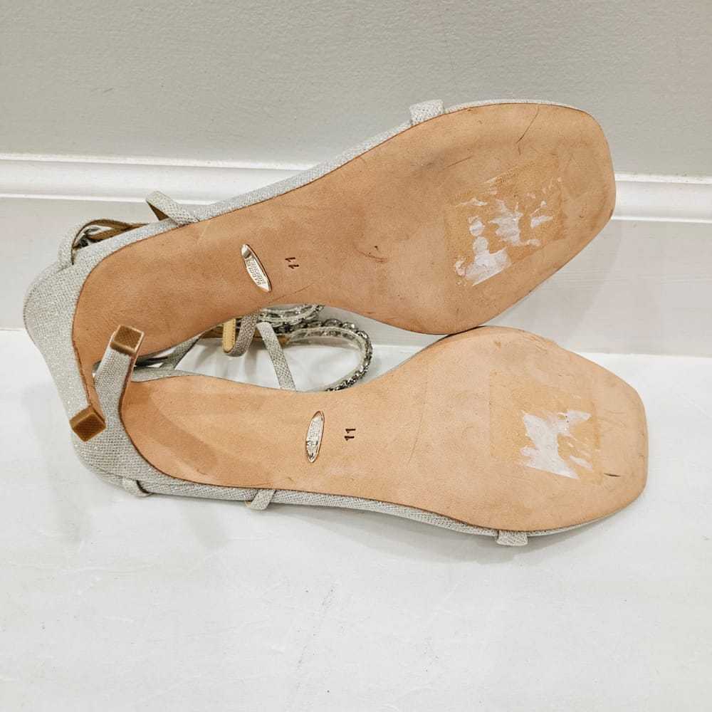 Badgley Mischka Glitter sandal - image 4