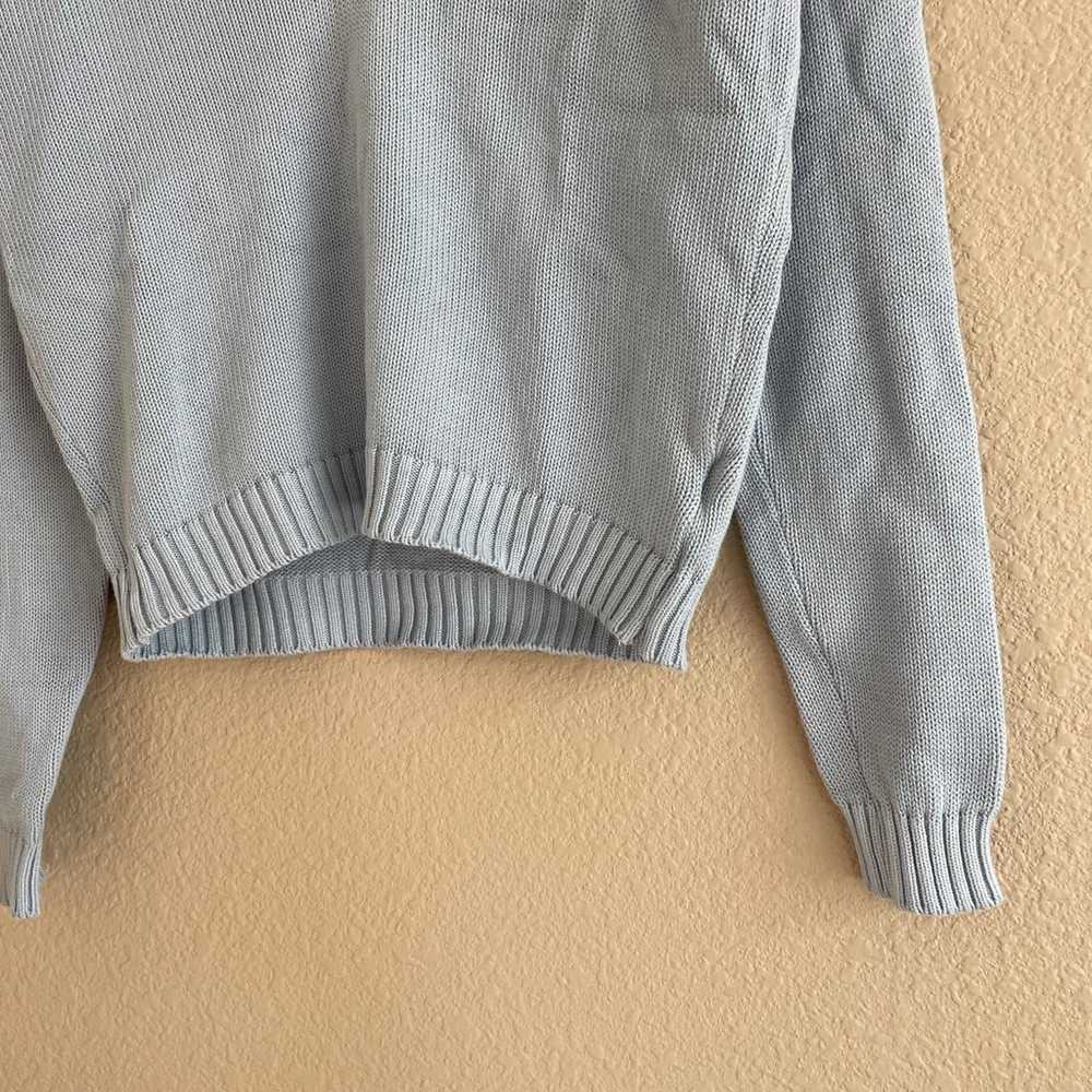 Blue Knitted Brandy Melville Sweater - image 3