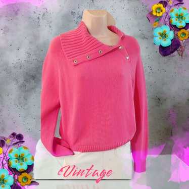 Pink 100% cotton sweater