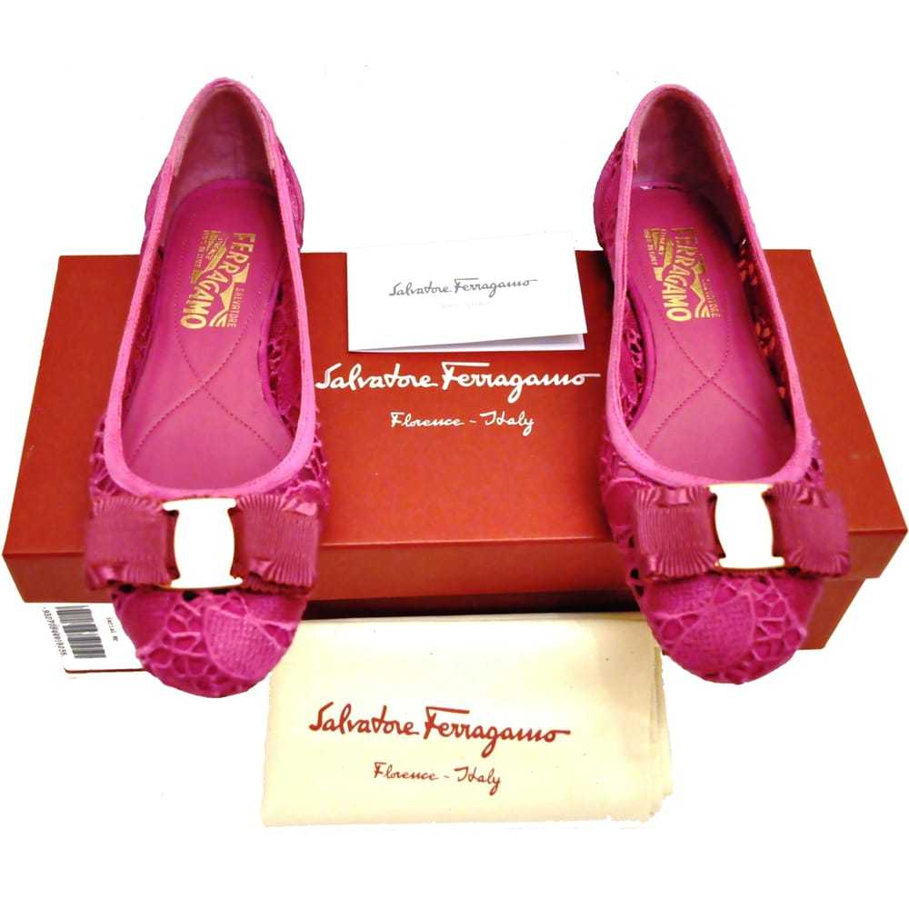 Salvatore Ferragamo Cloth ballet flats - image 2