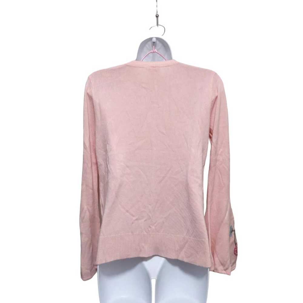 Faded Glory soft pink Flare Sleeves Pullover - image 2