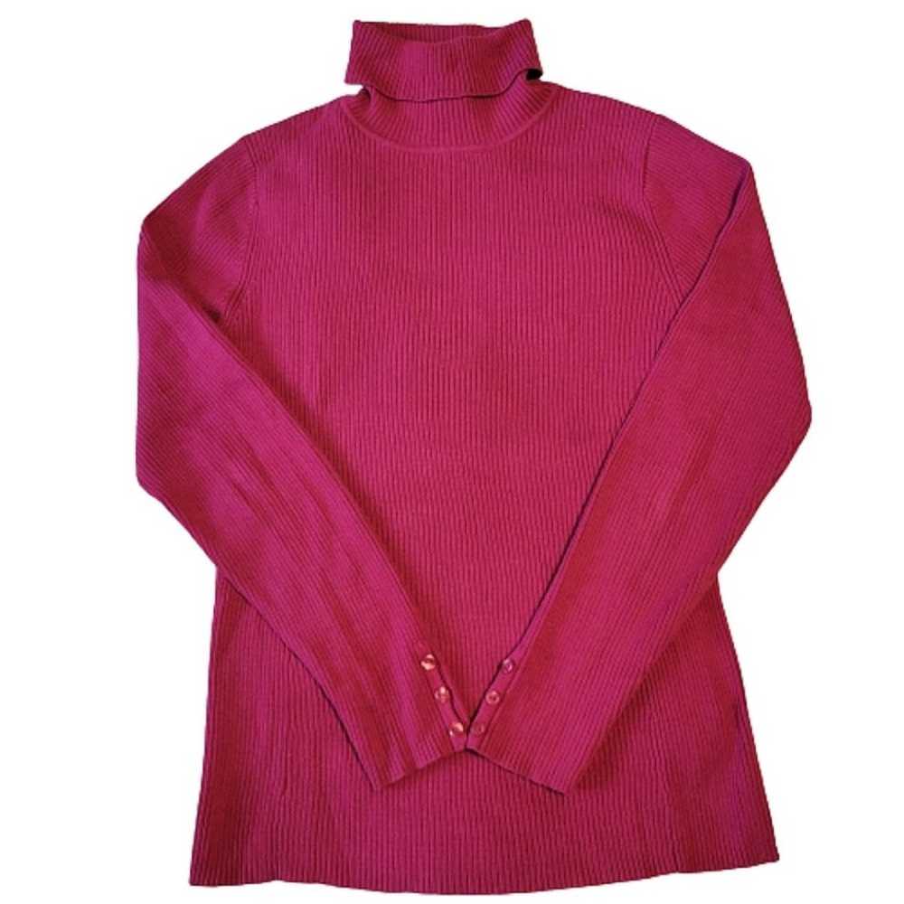Coldwater Creek women's magenta pink long-sleeved… - image 1