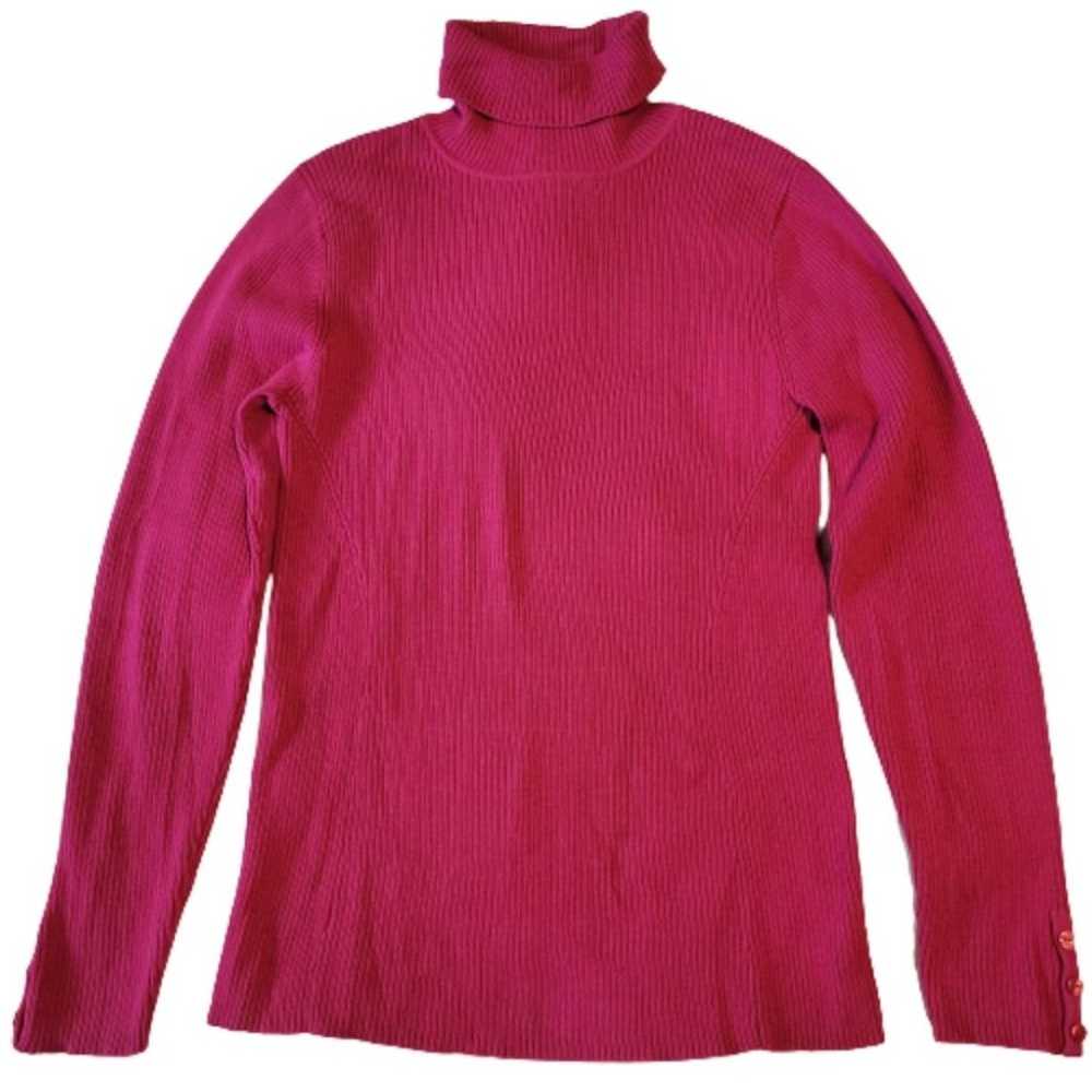 Coldwater Creek women's magenta pink long-sleeved… - image 2