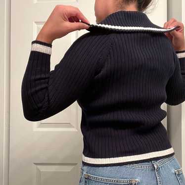 Vintage Navy/Sailor Ann Taylor Sweater