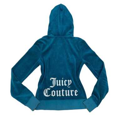 Juicy Couture Turquoise Velour Track Jacket
