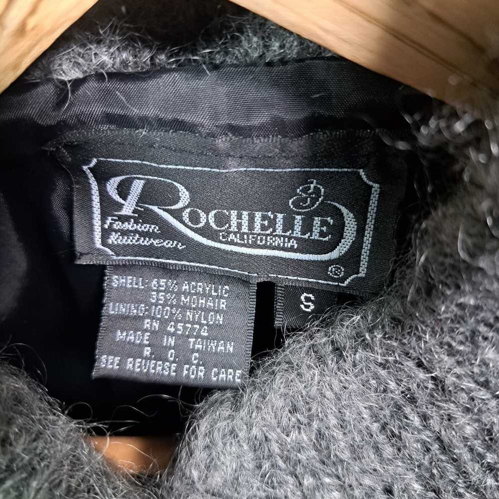 Vintage Rochelle California Fuzzy Cardigan Jacket - image 3