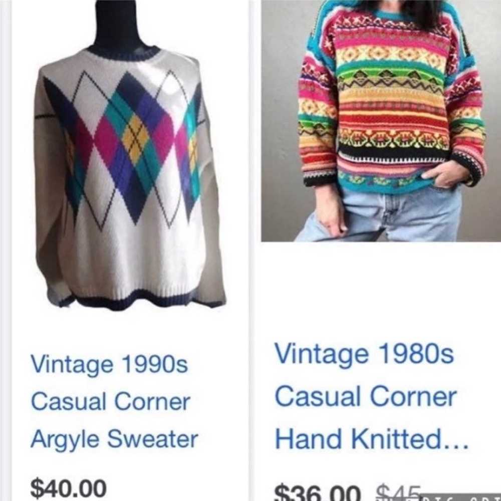 Vintage Casual Corner Oversized Sweater - image 4
