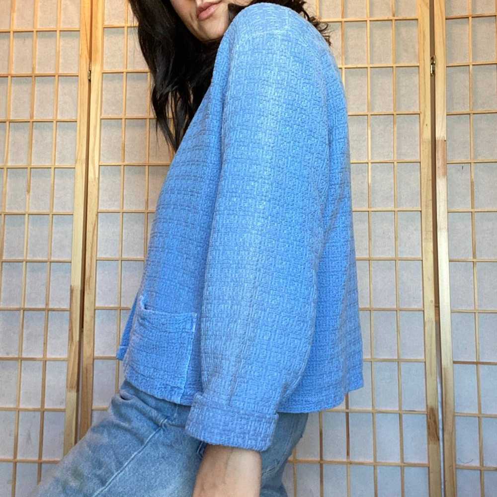 the cutest baby blue 90’s cardigan - image 3