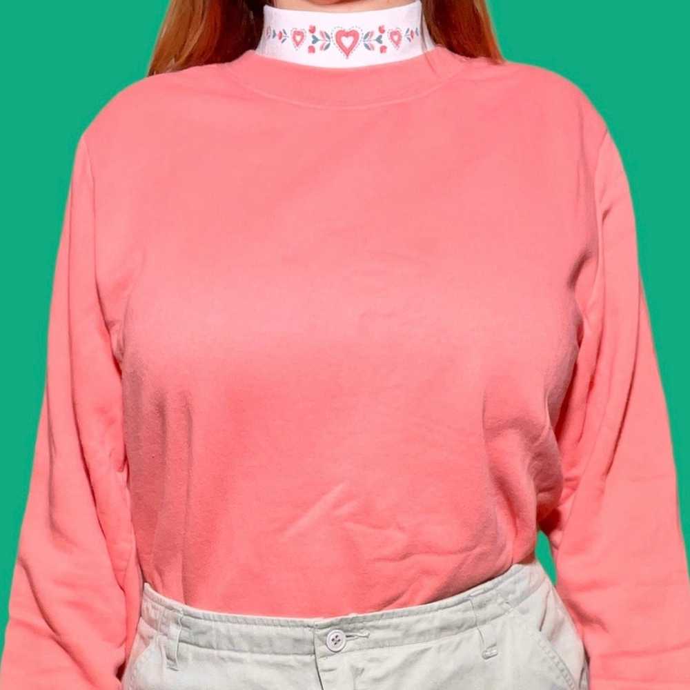 Vintage Blair Turtleneck Heart Collar Sweatshirt - image 1